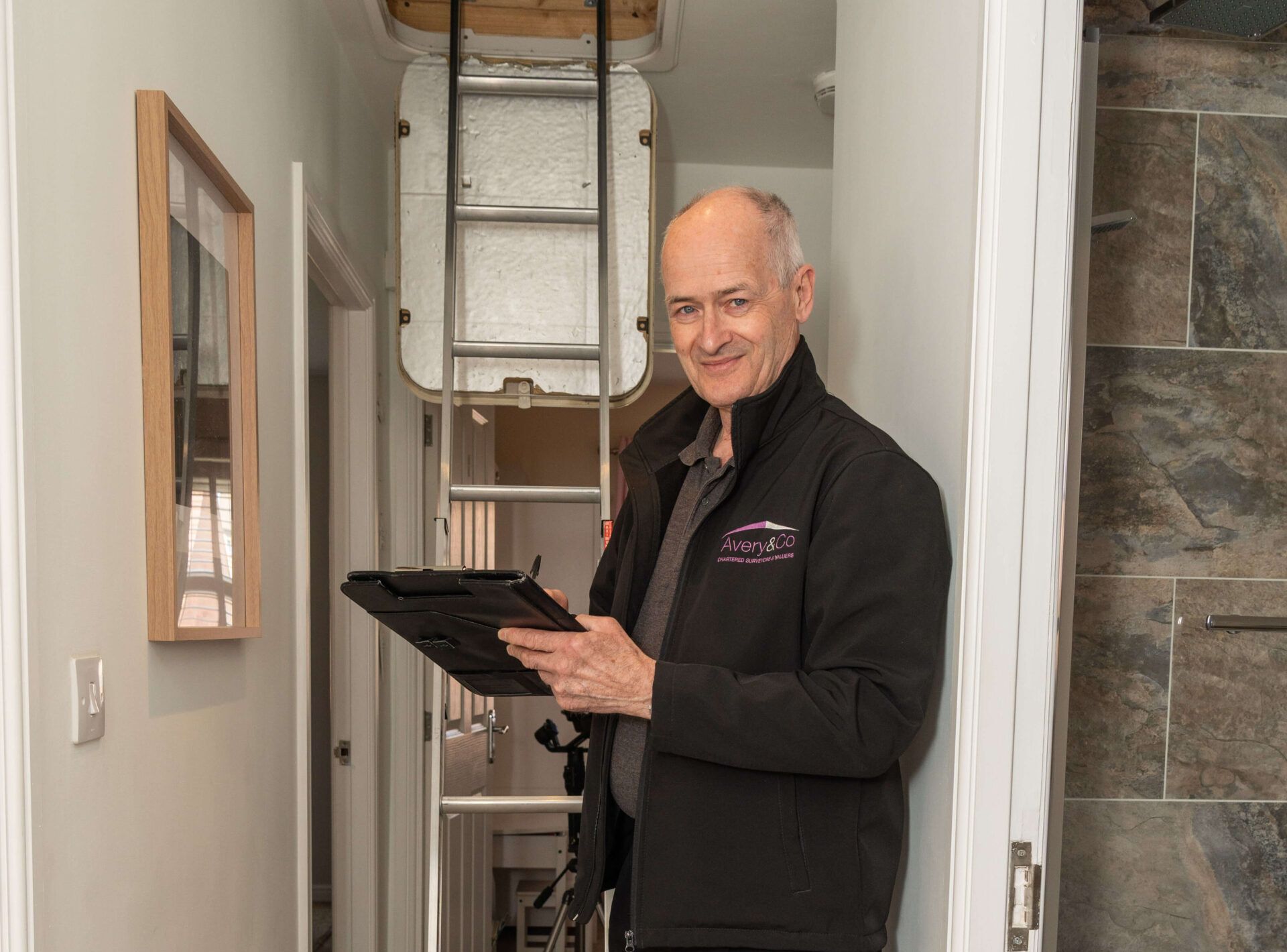 Surveyor inspecting a property in Croydon